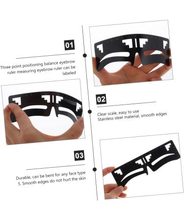 Angoily 8 Pcs Eyebrow Ruler Makeup Tools Eyebrow Shaper Mini Eyebrow Shaping Tool Labeling Eyebrow Trimming - Buy Online on GoSupps.com