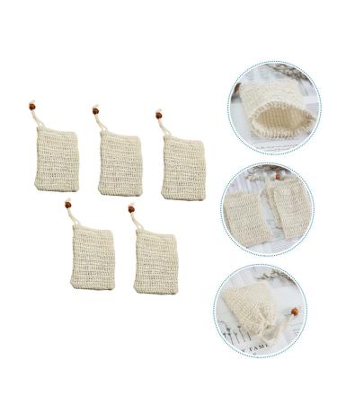 FRCOLOR 10 Pcs Mesh Soap Bags - Soap Saver Pouches & Soap Holders for Foaming & Bathing - Durable Cotton Drawstring & Sisal Design - Buy Online on GoSupps.com