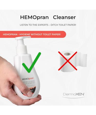 DermoXEN HEMOpran Intimate Washing Gel for Daily Perianal Hygiene Gentle Cleansing Without SLS and Parabens For Sensitive Skin Suitable for Men Women and Children - Buy Online on GoSupps.com