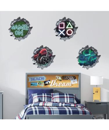 ANHUIB 3D Gamer Wall Sticker - Vibrant Decoration for Gaming Enthusiasts - Buy Online on GoSupps.com