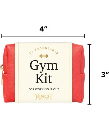 Pinch Provisions Gym Kit - 15 Essential Wellness & Beauty Items | Perfect for Gifts & Gym Bags (Poppy Red - Buy Online on GoSupps.com