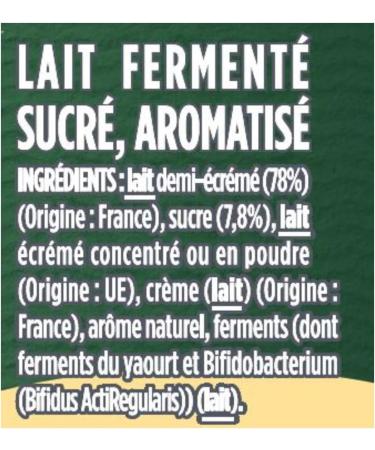 Activia Yaourt bifidus saveur vanille 4x125g - Buy Online on GoSupps.com