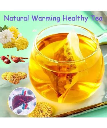 Herbal Three Cleansing Tea Herbal Three Green Tea Liver Support Tea Chinese Everyday Herbal Nourishing Liver Tea Dampness Removing Tea (2BOX) - Buy Online on GoSupps.com