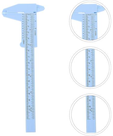 2 pi ces R gle de Mesure Sourcils Portable Calibreur Vernier Pratique pour Maquillage Pr cis et quilibre - Buy Online on GoSupps.com