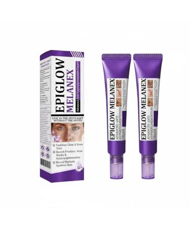 zowamap Ceoerty EPIGLOW MelanEX Advanced AntiHyperpigmentation Cream Targets Stubborn Dark Spots Dark Spot Corrector for Face for All Skin Types 2PCS
