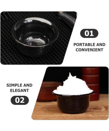 Beaupretty 3-Piece Shaving Bowl Set - Plastic Soap Brush & Cup for Beard Grooming & Hairdressing - Ideal for Razor Soap Cream - Buy Online on GoSupps.com