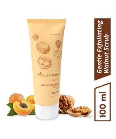 Gentle Exfoliating Walnut Scrub - Anti-Oxidant Enriched Phenols for All Skin Types - 3.53 oz - International Shipping Available - Buy Online on GoSupps.com