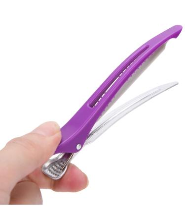 12 pieces of hair clamps hairdressing hairdresser compartment clips hair clips combi made of plastic non -slip hair needle hair accessories for girls hair clip for fixing the hair