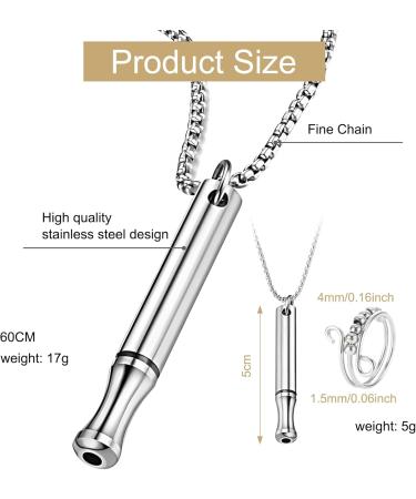 DMNQ 4-Piece Breathing Half Chain Set | Smoke Cessation Aids - 2PC Spinning Ring & 2PC Smoke Chains | Anxiety Relief & Relaxation Tools (Steel Color Black) - Buy Online on GoSupps.com