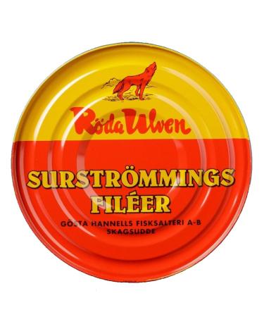 Surstr mming Fillet R da Ulven 300 g Tin (with Fermented Fillet)