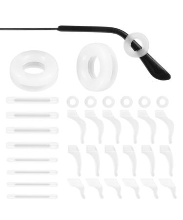 Sibba 16 pairs of glasses keeper silicone glass holder ear pad anti -slip glasses brick frame holder covering ear pads ear pads ear hooks glasses bracts ears sunglasses reading glasses accessories b - Buy Online on GoSupps.com