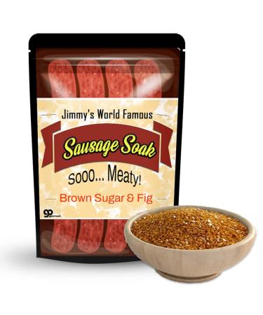 Jimmy s Sausage Soak Bath Salts - Premium Bath Soak for Men - Brown Sugar and Fig Fragrance Shower Gift for Meat Lovers  Funny Stocking Stuffers and Gift Baskets for Dad Boyfriend Husband