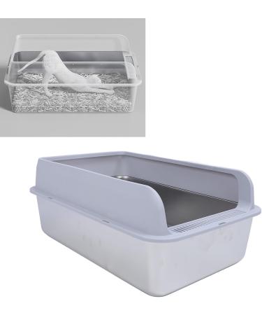 Stainless Steel Cat Litter Box with Lid Odor Control High Sides Metal Litter Box Anti Urine Leakage & Easy Cleaning & Non Sticky Large Litter Pan for Big & Multiple Cats (S #1 S 1600ML - Buy Online on GoSupps.com