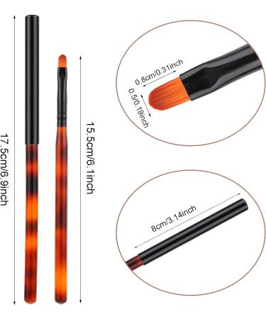 Cobee Nail Art Clean Up Brushes - 3 Pcs Professional Brush Set for Manicure Mistakes - Buy Online on GoSupps.com