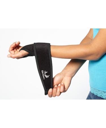 BIOSKIN Wrist Compression Wrap - Best Support for Carpal Tunnel Arthritis & Weight Lifting | Hypoallergenic Wrist Brace - Buy Online on GoSupps.com