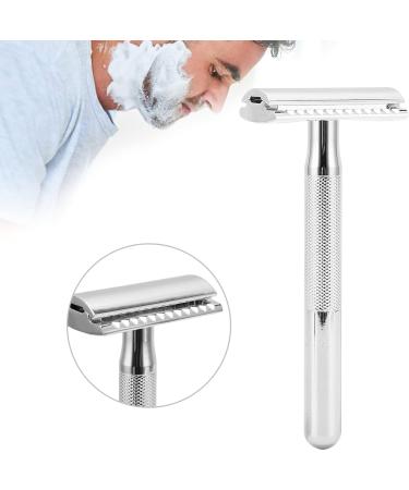 de s curit longue poign e zinc r utilisable manuel rasoir double bord pour hommes - Buy Online on GoSupps.com