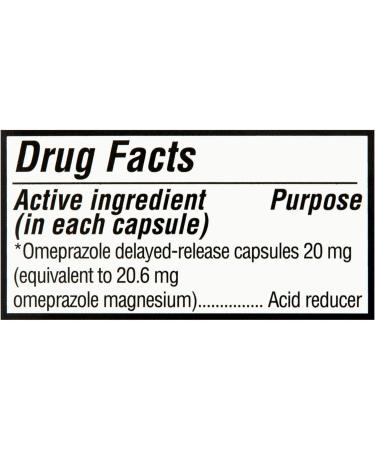 Buy Omeprazole Acid Reducer for Heartburn - 28 Capsules | Equate 20 mg Delayed Release | Fast International Shipping - Buy Online on GoSupps.com