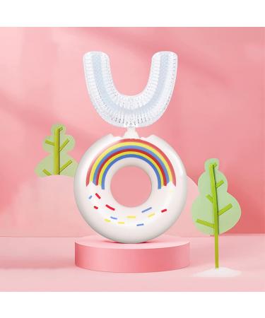 Dental Care Brush Non-Allergic Unisex Cartoon Dinosaur/Donut Design Oral Brush for Bathroom White A - Buy Online on GoSupps.com