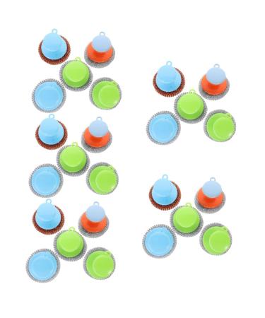 Solustre 25 sentences handle from wire brush metal cleaner scrubber made of metal with handle household appliances scrubbing made of steel wool dishes rinsing grill cleans plastic sponge pot