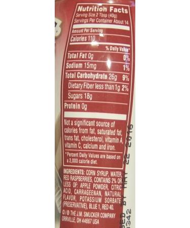 Smucker's PlateScraper Raspberry Dessert Topping - 19.5 oz Bottle - Buy Online on GoSupps.com