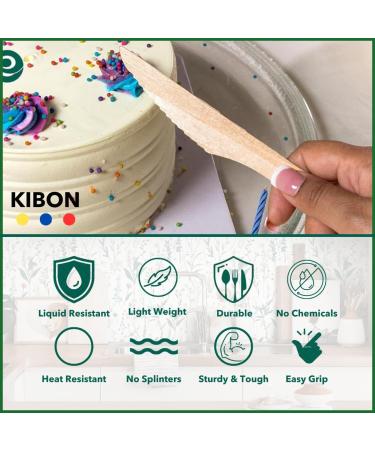 KIBON Bamboo Knives 100 Individually Wrapped Disposable Knives Biodegradable Packaging Sturdy Eco-Friendly Heat-Resistant Compostable Utensils for All Occasions Sustainable Plastic Alternative 100 Knives - Buy Online on GoSupps.com