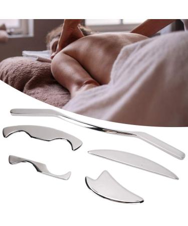 ANGGREK 5pcs/Set Stainless Steel Gua Sha Scraping Massage Tools for Muscle Pain Relief - Premium Quality - Buy Online on GoSupps.com