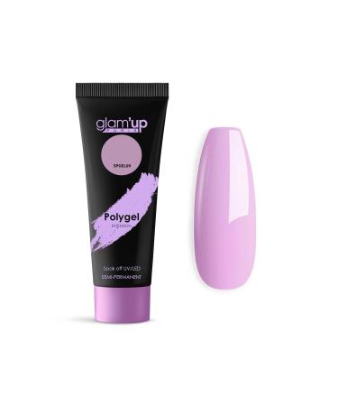Glam'Up Paris Semi-Permanent Poly Gel Extension Tube – UV Nail Builder Gel – Art Design for Nails – Easy to Use – Long Lastin