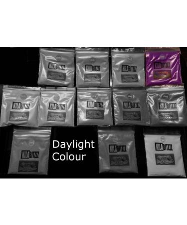 ZUPERPAINT Ultra Fluorescent Pigment Powder for Luminescent Shelves or Resin Jewelry Purple 20g