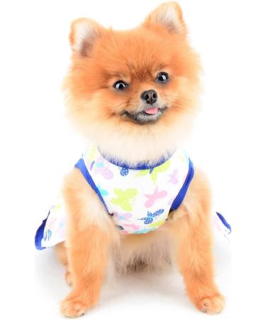 Shop Paidful Dress for Small Dogs & Cats - Soft Cotton Clothing with Bow for Puppies Yorkies & Chihuahuas | Perfect Birthday & Spring/Summer Petwear - Buy Online on GoSupps.com