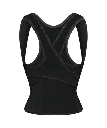 2023 Thicken New Stability Back Posture Corrector Brace for Shoulders and Back Pain black XL - Buy Online on GoSupps.com