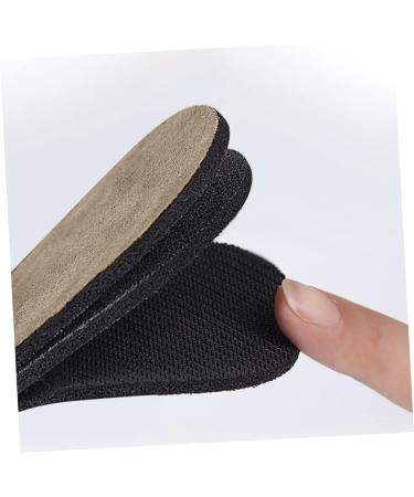 NOLITOY Heightening Half Pad - 2 Pairs of Unisex Heel Lift Insoles for Men & Women | Portable Suede Shoe Lifts for Comfort & Style - Buy Online on GoSupps.com