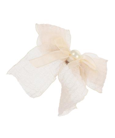 Didiseaon Bow Flower Mesh Lace Hairpin Hair Accessories Hair Accessories for Girls Tulle Hair Clip Girl Hair Accessories Girl Hair Bows Girls Bows Toddler Metal Vintage Headgear
