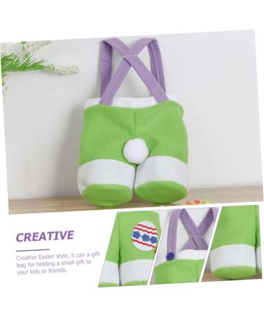 KOMBIUDA Candy Pants Bag Handbag Candy Bag for Easter Candy Bags for Easter Child Packing Bag Christmas 18X15X7CM Green - Buy Online on GoSupps.com