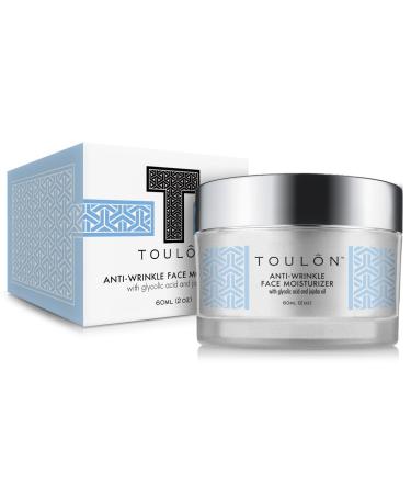 TOULON Glycolic Acid Cream 10% Face Moisturizer | Anti-Aging Wrinkle Cream with AHA | Exfoliating & Hydrating Formula | Ideal for Acne Prone Skin - Buy Online on GoSupps.com
