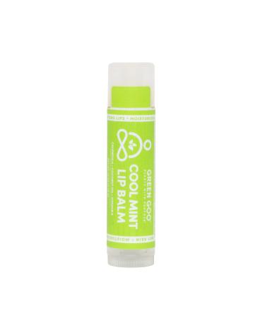 Green Goo All-Natural Lip Balm Cool Mint 0.15-ounce Stick 4-pack Cool Mint 0.15 Ounce (Pack of 4)