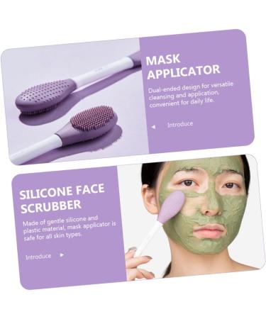 VINTORKY Facial Scrubber for Silicone wash Scrubber scruber Tools applicator Brush Silicone exfoliator Brush scrubbers Clean Silica Gel Apply - Buy Online on GoSupps.com