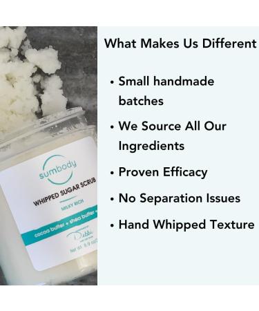 Whipped Sugar Body Scrub with Vitamin C Citrus Splash - Gentle Exfoliator for Sensitive Skin Hydrating Foot & Hand Scrub for Men & Women Made in USA 8.9 Ounce - Buy Online on GoSupps.com