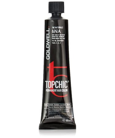 Goldwell Topchic hair color dark-natural-ash blonde 6NA 1 pack (1 x 60 ml) dark-natural-ash blonde 6NA 60 ml (1 pack)