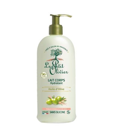 LE PETIT OLIVIER - Lait Corps Hydratant - Huile d'Olive - Adoucit Apaise & Hydrate - Peaux Normales a S ches - 96% d'Origine Naturelle - Sans Silicone - Fabriqu en France - 250 ml