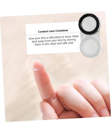 Buy Homsfou 6-Sentence Contact Lens Container Set - Transparent Plastic Storage for Improved Care and Organization - Buy Online on GoSupps.com
