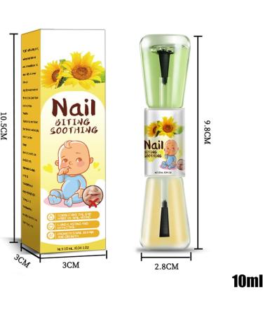  G n rique Nail Bite Prevention Varnish Nail Bite Stop Nail Biting | 10ml Stop Nail Biting Taste Varnish - Stop Putting Fingers in Mouth Use Solution - Buy Online on GoSupps.com
