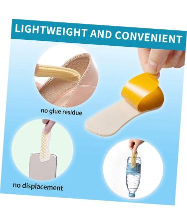 3 Pairs Adhesive Heel Pads - Cushions & Protectors for Comfortable Footwear | Self-Adhesive Heel Inserts & Moleskin Liners - Beige - Buy Online on GoSupps.com