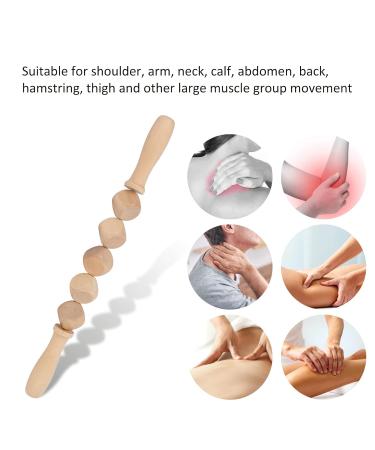 Holz Therapy Massager - Handmade Wood Massage Roller for Lymphatic Drainage & Cellulite Relief | Muscle Pain Relief Device - Buy Online on GoSupps.com