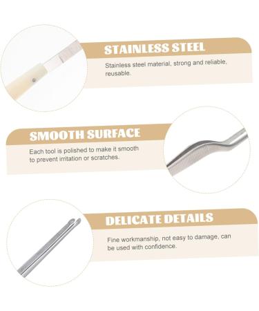 Lurrose Ear Cleaning Kit - Camera Ear Wax Remover Set with Goose Ear Pick Stick for Home - Red Ear picks Ear Wax Cleaning Tools - Buy Online on GoSupps.com
