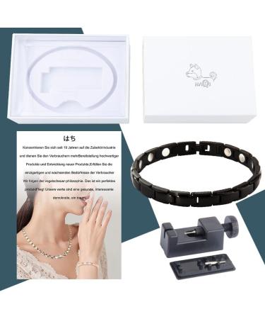 Magnetic Bracelet for Women - 3500 Gauss Strong Joint Support - Health Gift for Mother's Day (Black) - Buy Online on GoSupps.com