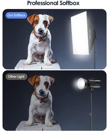 2pcs 135W CFL Daylight Spiral Softbox Lighting Kit Bulb 5500K E27 Socket for Photography - 2 Count - Buy Online on GoSupps.com