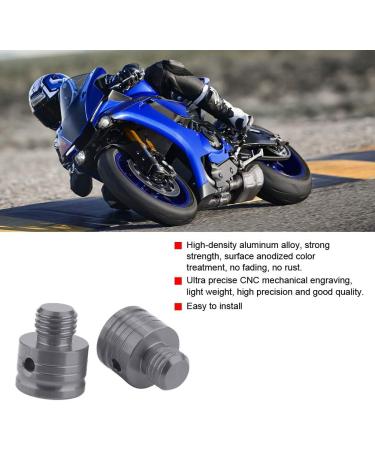  Akozon Rearview Mirror Thread M10125 Universal Motorcycle Rearview Mirror Threaded Bolts Adapter Screws for Ti Color - Buy Online on GoSupps.com