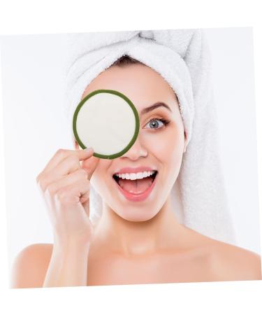 Hemoton Makeup Remover Pad Storage Stand - Reusable Cleansing Pads & Cotton Round Holder for Eye Makeup | Eco-Friendly Absorbent Makeup Puffs - Buy Online on GoSupps.com