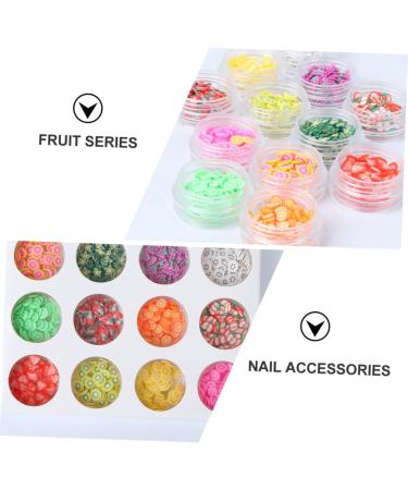 Beavorty 1 Set Clay Fruit Slice Fruit Slices Fruit Nail Art Stickers Nail Stickers Nail Art Decals Fake Sprinkles for Crafts Nail Embellishments Strawberry Stickers Fruit Manicure Decals - Buy Online on GoSupps.com
