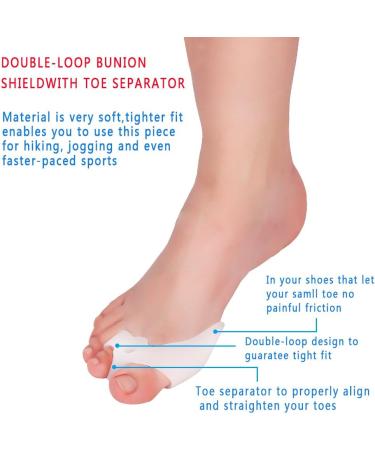 Corrector Juanetes - 9 Pairs Valgus Pain Relief Toe Separator for Hallux Valgus & Plantar Fasciitis - Buy Online on GoSupps.com